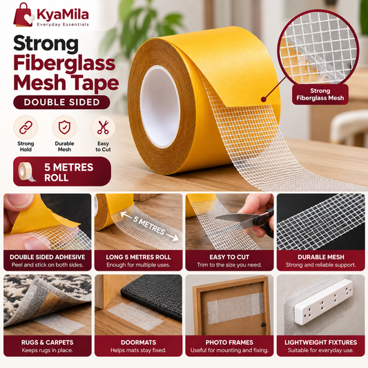 Strong Fiberglass Mesh Tape - Double Sided 5 meters